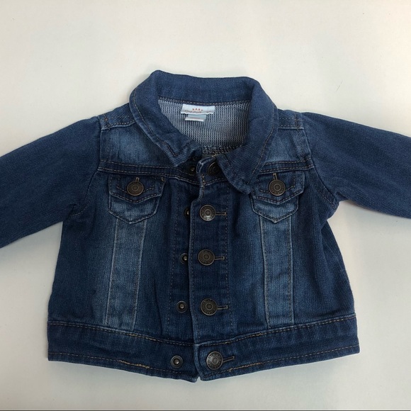 Cat & Jack 0-3 months Denim Jacket Blue Jean Jacket spandex and cotton - Picture 12 of 14